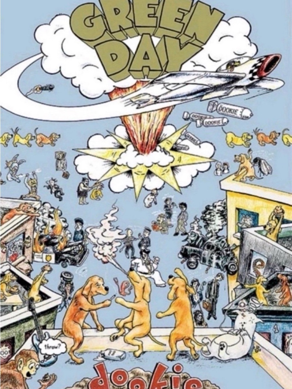 Green Day Dookie Album Art Poster - Aprox Size 24x36 Inches